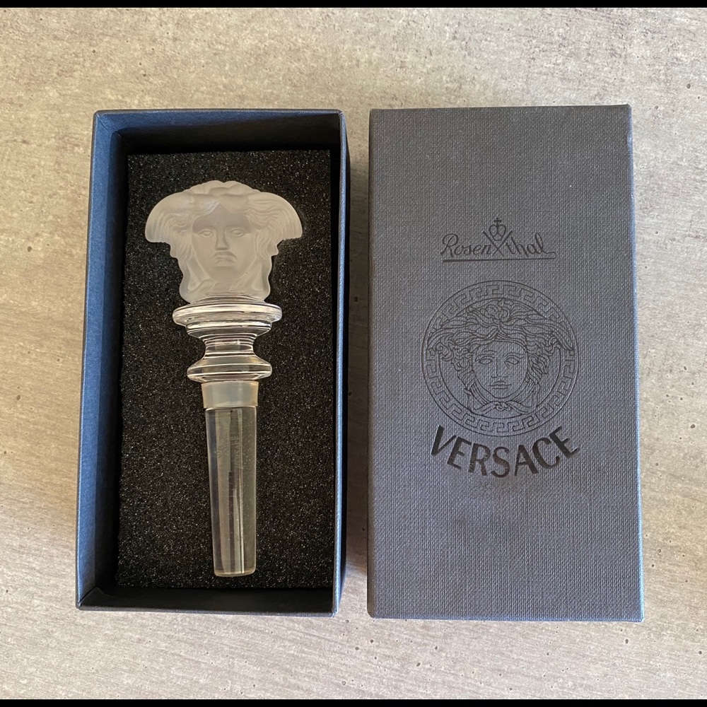 Luxury Versace Rosenthal Wine stopper